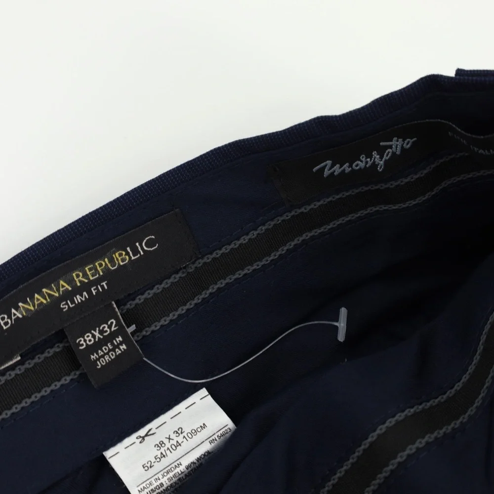 BANANA REPUBLIC SLIM FIT‎ PERFORMANCE WOOL PANTS